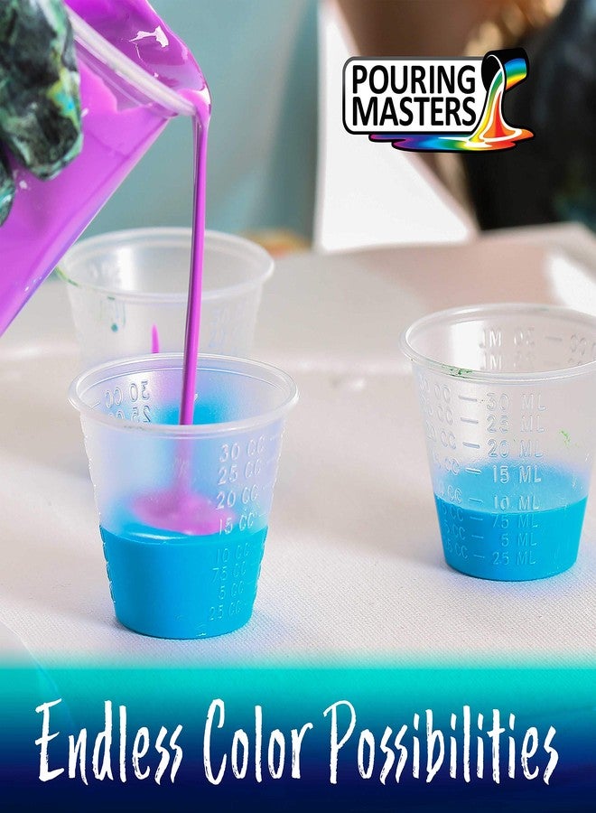 Pouring Masters طلاء أكريليك أصفر ليموني جاهز للصب من بورينج ماسترز - طلاء فاخر مائي مخلوط مسبقًا بحجم 8 أونصات - مناسب للرسم على القماش والخشب والورق والأعمال اليدوية والبلاط والصخور وغيرها - Image 3